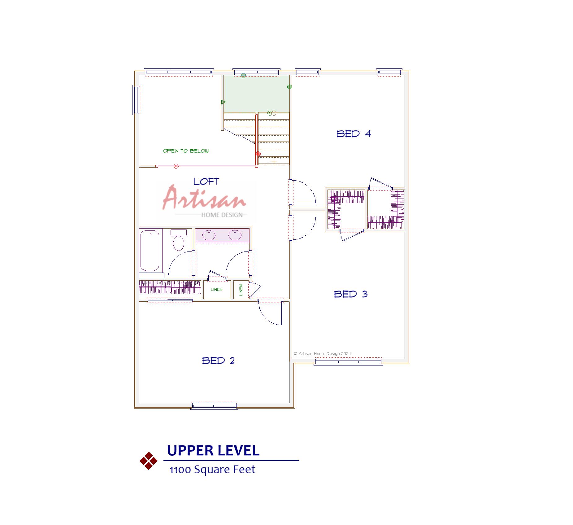 Upper Level Plan