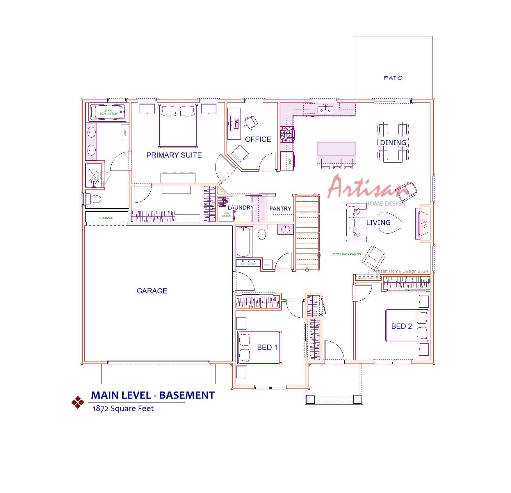 Craftsman Basement Option