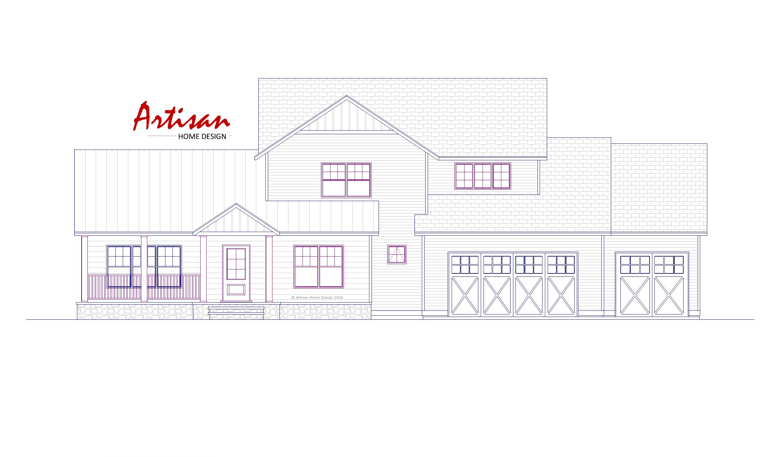 Farmhouse-Elevation