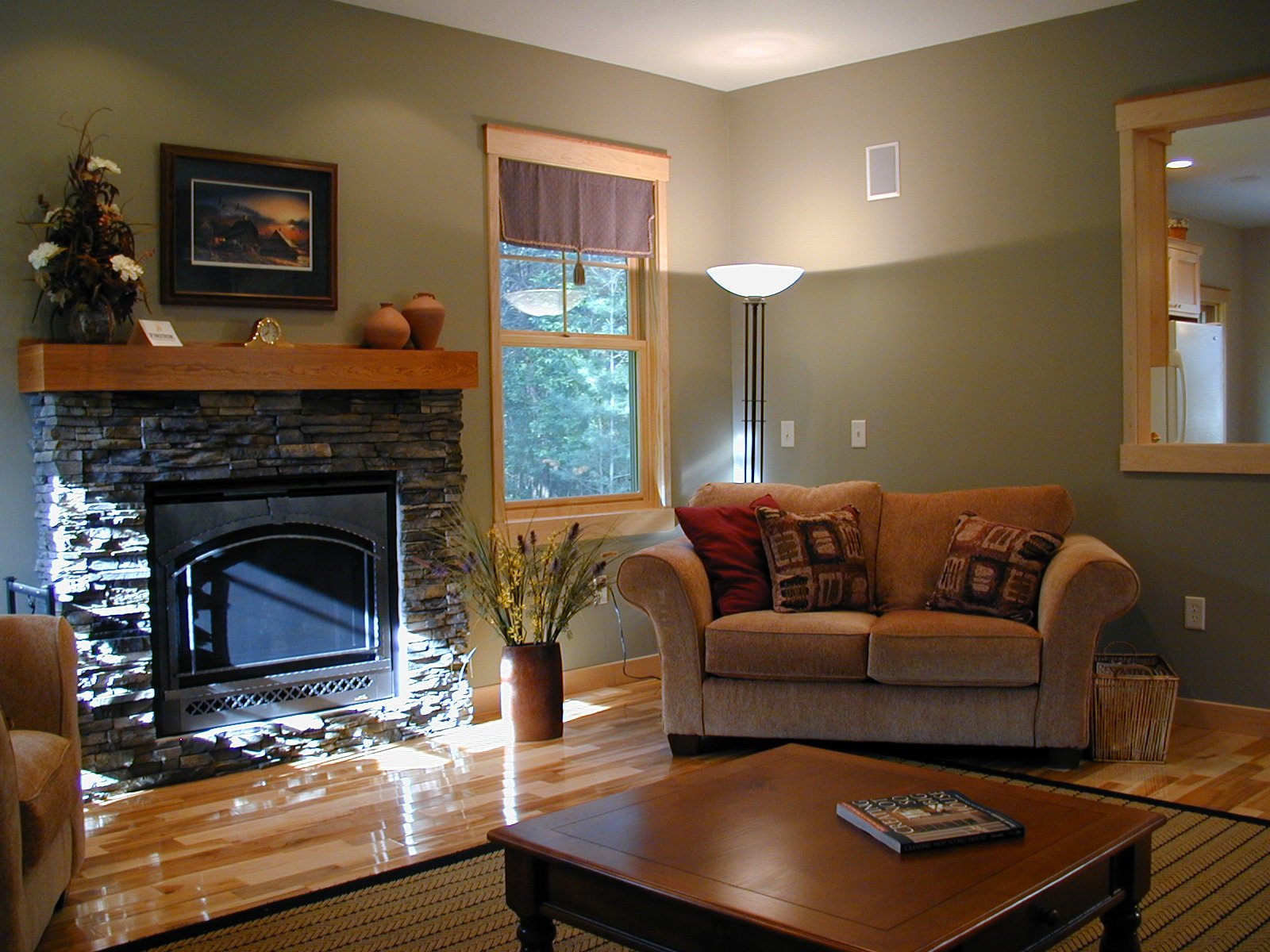 Stone-Fireplace